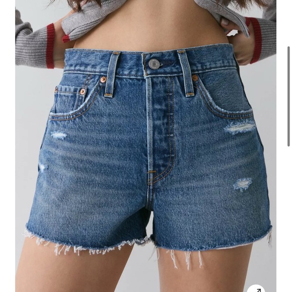 Levi's Pants - Women’s Levi’s‎ 501 Cutoff Shorts, Blue Denim